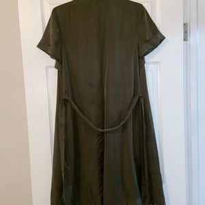 BCBG army green short sleeve jacket. With tags!